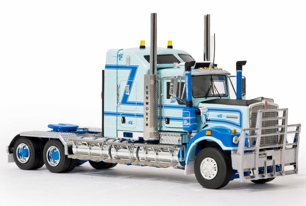 KENWORTH C509 SLEEPER CAB PRIME MOVER Light blue | Collector Models